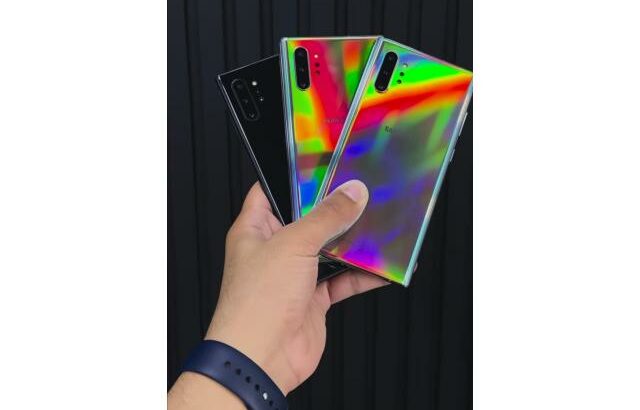 Samsung Note 10 Plus 5G 512GB+12 RAM novos fora da caixa 2 cartoes