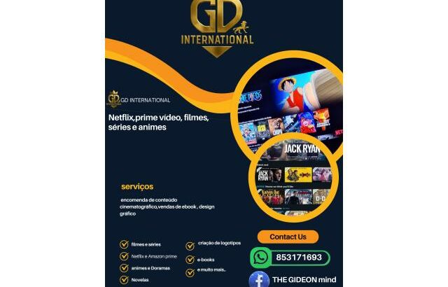 Conta streaming Netflix,prime vídeo, filmes e séries