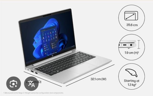 HP 440 G10 CORE I5-1355U 8GB RAM 256GB SSD 14 INCH WIN11 PRO SELADOS