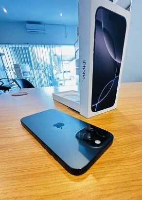 iPhone 16 Pro Max Open Box com Garantia  Aberto a Diferenças 256 GB  Black Titanium  Bateria 98%  Preço :83.500.00MT