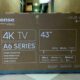Smart Tv Hisense 43A61N UHD 4K 2024 Seladas Entregas e Garantias