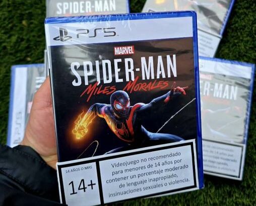 Spider-Man Mile Morales Jogo Para PS5 Selados Entregas e Garantias