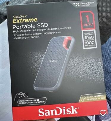 SSD Externo SANDISK EXTREME 1TB 1000MB/S Selados Entregas e Garantias