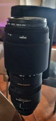 Vendo lente Sigma 150-500mm f/5-6.3 – como nova