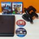 PlayStation 4 Slim,  1TB, 2 joystick com stand de carregamento + 4 Jogos