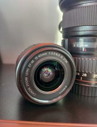 lente Canon EF-M 15-45mm STM