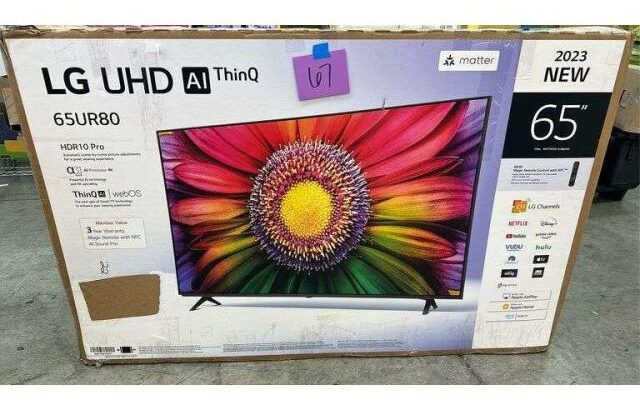 TV LG 65” Smart UR80 ( selada )