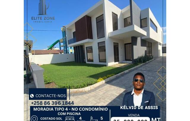 🏡 *FOR SALE: SUPER LUXURY 4-BEDROOM  IN MAPUTO -TRIUNFO, BEHIND AQUAPARK!*