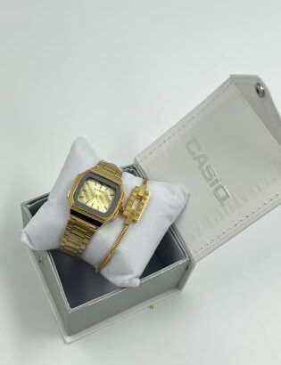 Conjunto de Relógio e mascote inoxidável 864684314