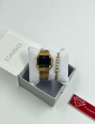 Conjunto de Relógio e mascote inoxidável 864684314