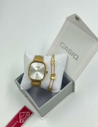 Conjunto de Relógio e mascote inoxidável 864684314