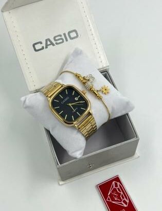 Conjunto de Relógio e mascote inoxidável 864684314