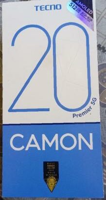Tecno Camon 20 Premier 5G 512GB+8GB 5G . SELADOS