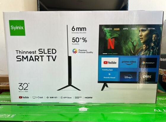 Tv Smart Syinix Ultra Fina 32 Polegadas Modelo Frameless. SELADAS