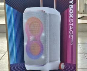 JBL PARTYBOX STAGE 320  BRANCO. NOVOS, SELADOS