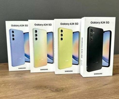 Samsung A34 5G 128GB+8GB Dual Sim. NOVOS, SELADOS
