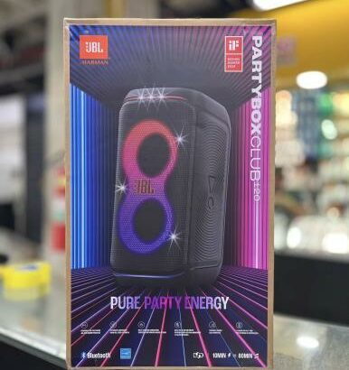 JBL PARTYBOX CLUB 120 PRETO. NOVOS, SELADOS