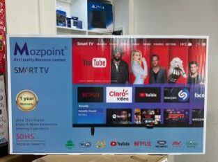 TV Smart Mozpint 50 Polegadas Modelo Frameless. SELADAS. (iPhone, Samsung, PS4/PS5, Xiaomi Redmi)