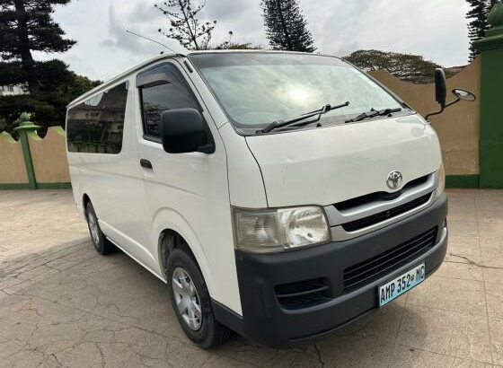 Toyota | Hiace Quantum | 2008 | 1kd | 3 Lugares 🚌