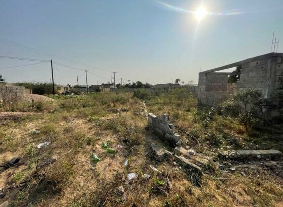 Transpasse de terreno na segunda rotunda da circular
