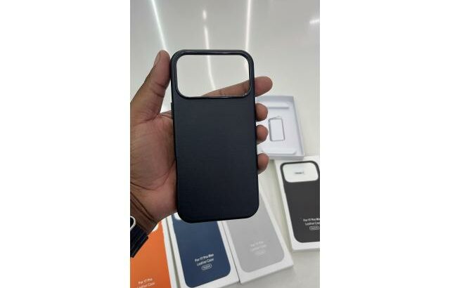 Capas de Leather para iphone 17 Pro & 17 Pro Max