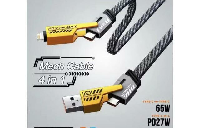 TYPE-C 65W PD – 4 em 1