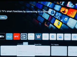 Promoção Tv Original Sul Africana LG UHD TV 55 inch UK6200 Series IPS 4K Display 4K HDR Smart LED TV Com Base de parede e Remoto Damos Garantia + Assi
