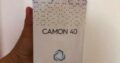 Tecno Camon 40 256GB+8GB Duos Selados Entregas e garantias