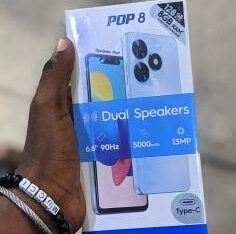 Tecno Pop 8 64GB+2GB Duos Selados Entregas e garantias