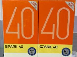 Tecno Spark 40 128GB+4GB Duos Selados Entregas e garantias