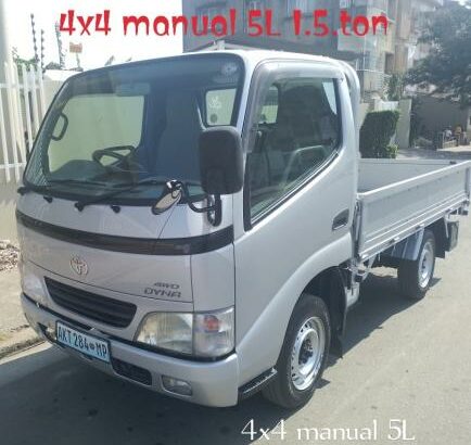 Toyota Dyna 2002 Motor 5L manual 4×4