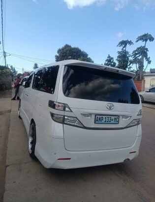 velfire recem importado