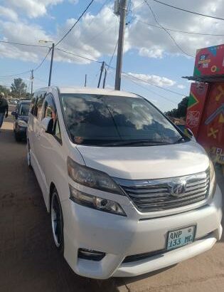 velfire recem importado