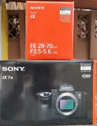 Sony Alpha 7 III lente 28-70mm selada