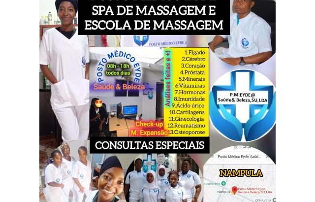 “A MASSAGEM: para o seu bem-estar.”