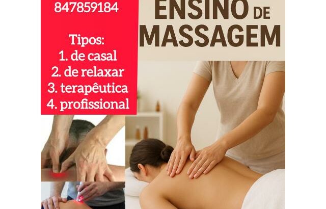 “A MASSAGEM: para o seu bem-estar.”