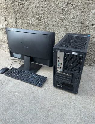 Desktop i3 12th 8GB RAM 256GB SSD Nvidia GeForce GT 710 2GB Monitor 24”