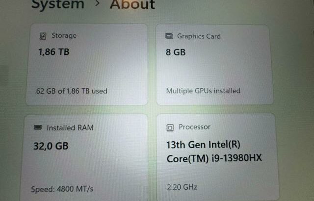 Asus ROG Strix Core i9-13ª Geração, LAPTOP GAMER potente