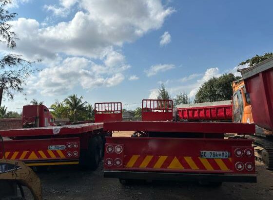 Vende-se  atrelados para camiões | 3 eixos 🎁