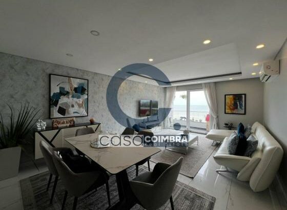 Arrenda-se Apartamento T3 Mobilado, Vista Mar, no Condomínio Deco Assus, Av. Da Marginal.