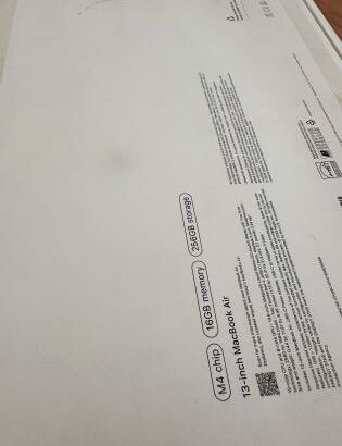 MacBook Air M4 Retina Novinho Display 16 GB Ram ,256 GB SSD , 13.3 inch , Preço:73.500.00MT