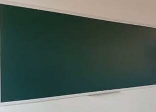 QUADRO DE GIZ 1200*3000 FUNDO VERDE Aro de Alumínio natura Tipo Vitrex Modelo 2000