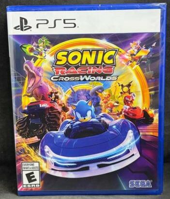 Sonic Racing CrossWorld Para PS5 Novo Selado